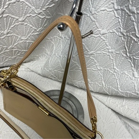 Coach Dreamer Tan and Cream Crossbody Bag - Picture 3 of 12